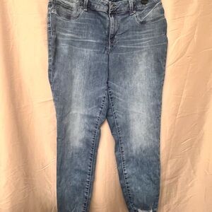 Maurices Light Blue Ankle Jeans